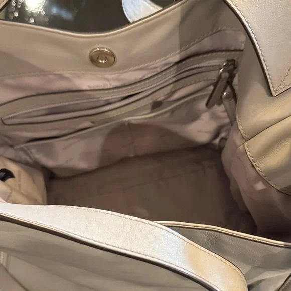 Michael Kors Taupe Leather Tote - Picture 5 of 6